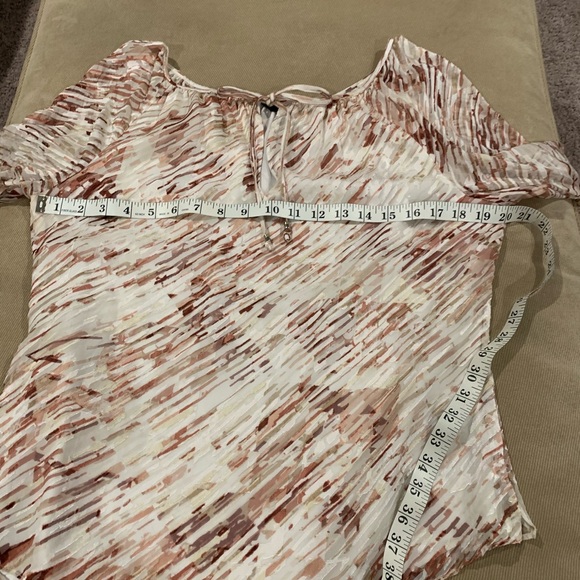 WHBM silk burnout blouse - Picture 7 of 8